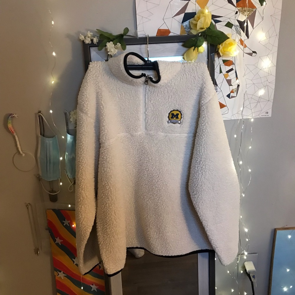 M-Den Michigan teddy jacket